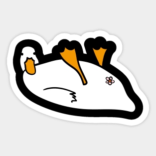 Duck Lover's Duckling Cute Sticker